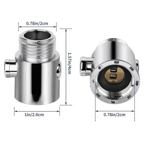 Pommeau de douche avec interrupteur de commande, débit, arrêt de l’eau, vanne, pommeaux de douche, bouton unique, pause, contrôleur d’eau, accessoires chauds Pommeau de douche avec interrupteur de commande, débit, arrêt de l’eau, vanne, pommeaux de douche, bouton unique, pause, contrôleur d’eau, accessoires chauds