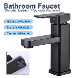Robinet de salle de bains en acier inoxydable