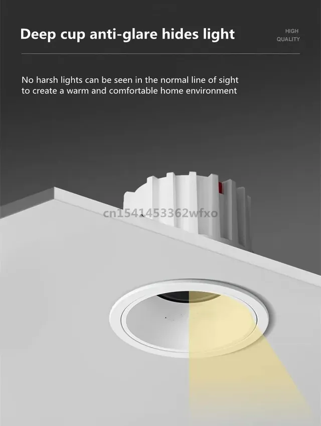 Spot Lumineux LED Encastrable avec Technologie COB – vue 6