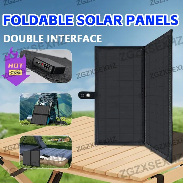 200W Folding Solar Panel 5V USB Portable foldable solar…