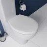 Siège de toilette en forme de O à fermeture lente – vue 5