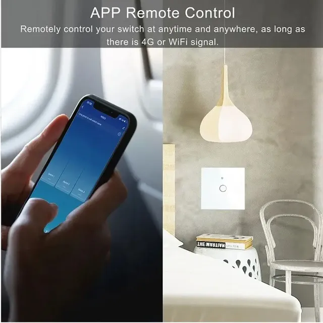 Interrupteur tactile mural WiFi – vue 4