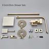 Robinet de douche doré brossé – vue 6
