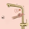 Robinet de cuisine tactile gris mains libres – vue 3