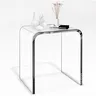 Table basse moderne tabouret acrylique Transparent Table… – vue 2