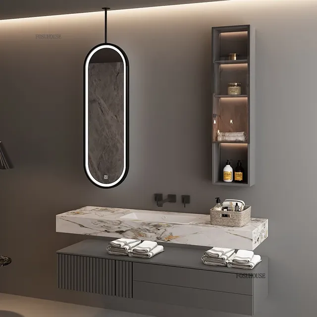 Miroir de salle de bain d'hôtel haut de gamme – vue 4