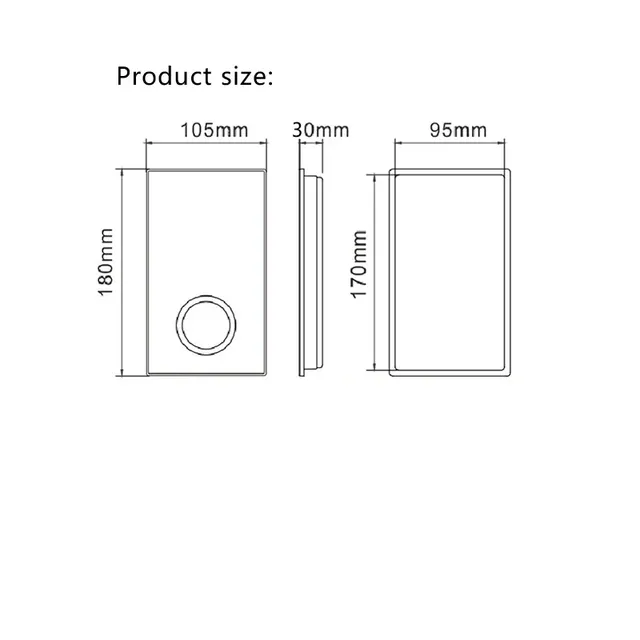Mitigeur thermostatique mural numérique douche écran LCD… – vue 5