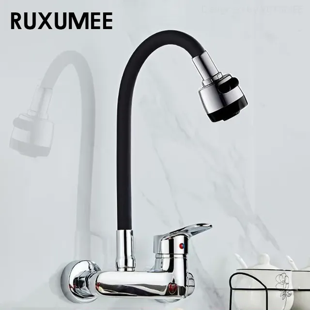 Robinet de cuisine mural rotatif à 360 degrés – vue 4