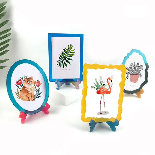 Cadre Photo ovale et carré en Silicone – vue 3