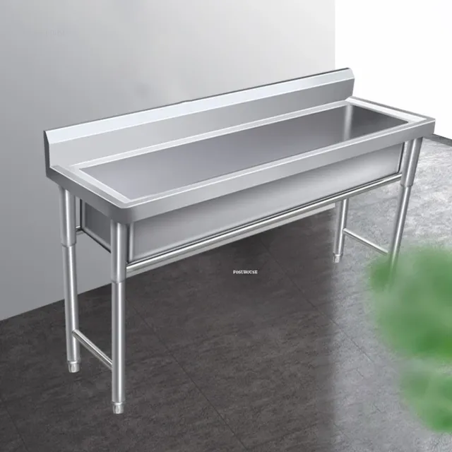 Éviers de Cuisine à Vaisselle sur Pied en Acier Inoxydable – vue 4