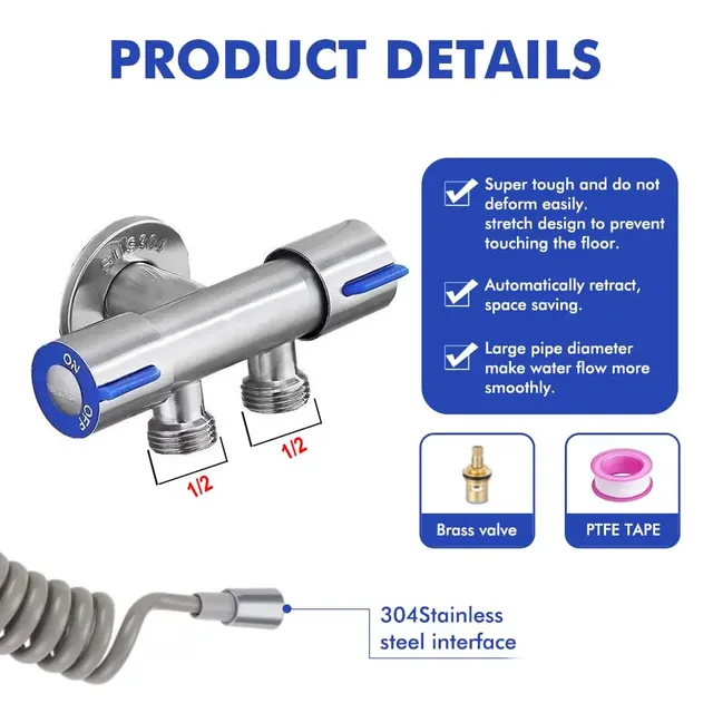 Pistolet de pulvérisation en acier inoxydable 304 – vue 3