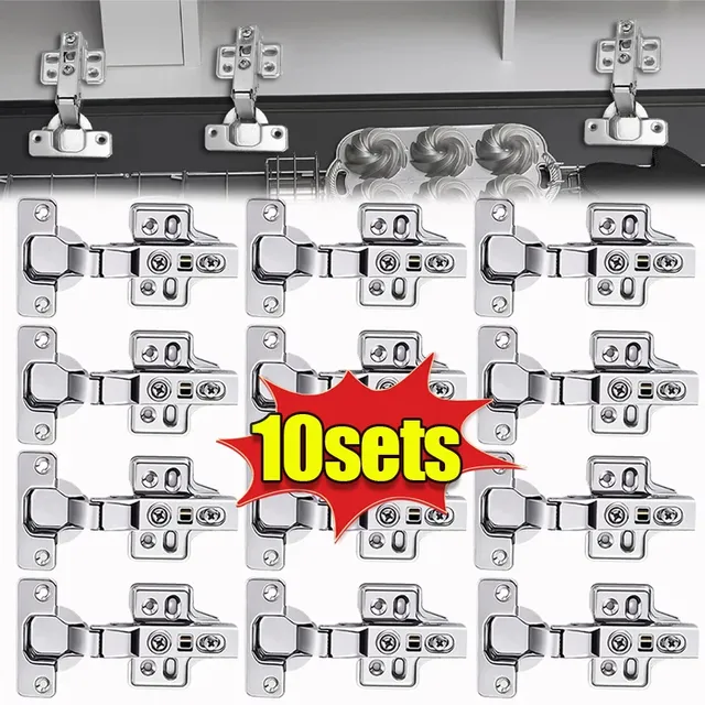 Charnière Non hydraulique en acier inoxydable avec vis
