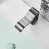 Robinet de lavabo cascade noir avec lavabo de salle de… – vue 4