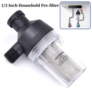 Filtre de chauffe-eau de cuisine, filtre d&rsquo;arrosage de jardin 1/2 en effet, préfiltre d&rsquo;irrigation de lavage de voiture, filtre d&rsquo;entrée d&rsquo;eau de pompe à eau précieuse de poisson