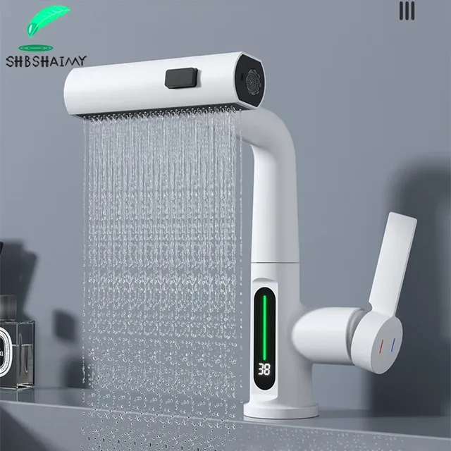 Robinet de cuisine extractible cascade – vue 2