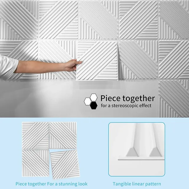 Panneau mural décoratif 3D 30cm – vue 5
