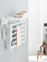 Sèche serviette chauffant électrique mural thermolaqué… – vue 4