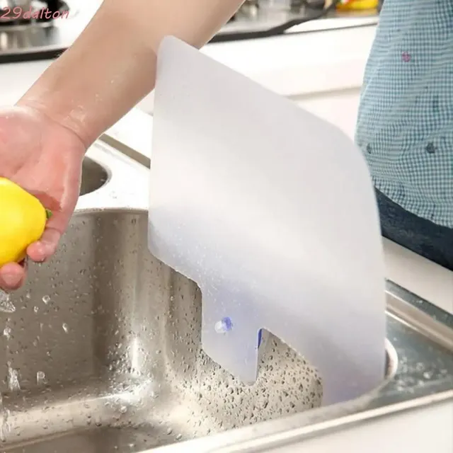 Déflecteur anti-éclaboussures de cuisine en résine – vue 3