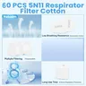 Lot 60 filtres 5N11 coton électrostatique multicouche… – vue 1
