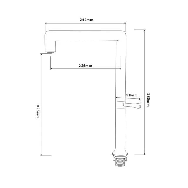 Robinet d'évier de cuisine en acier inoxydable 304 or… – vue 2