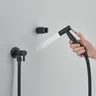 Robinet bidet mural noir mat acier inoxydable douchette… – vue 2