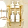 Étagère murale dorée pour salle de bain – vue 5