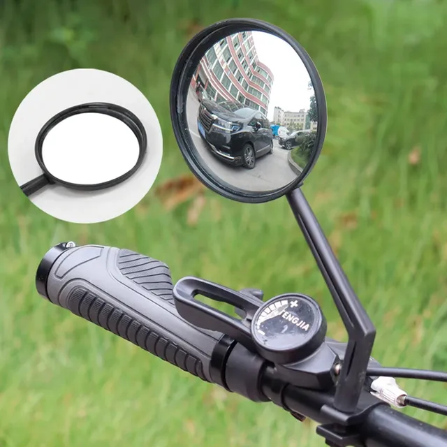 Miroir rond guidon vélo rétroviseur convexe champ vision… – vue 6