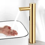 Robinet de lavabo sans contact à capteur automatique, robinet d&rsquo;évier de salle de bains, robinet de salle de bains, robinet d&rsquo;eau avec boîte de commande, mélange d&rsquo;eau