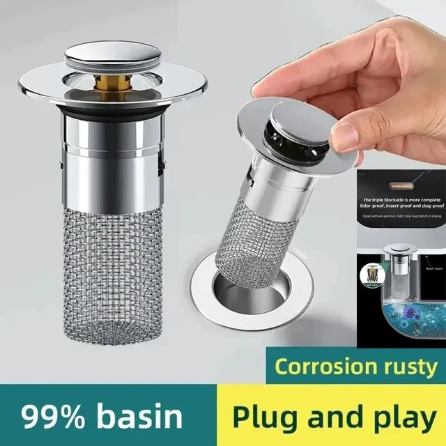Bouchon de fuite de lavabo – vue 2