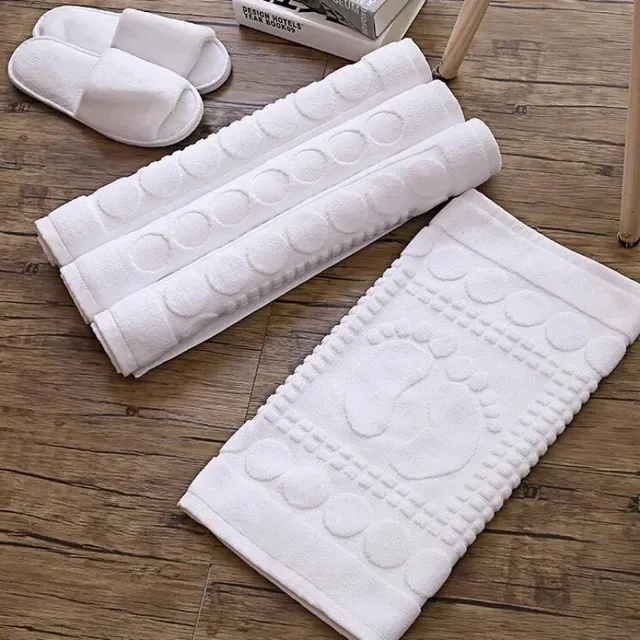 Serviette de Sol Blanche Épaisse – vue 3