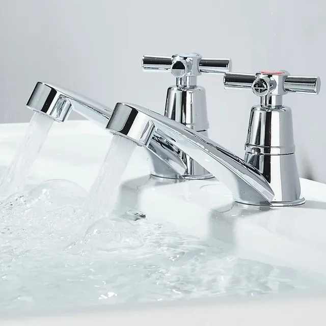 Robinet de salle de bains chromé Premium – vue 2
