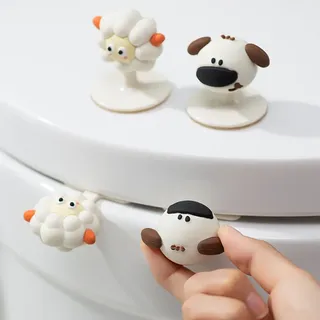 Élévateur siège toilette animalier motif mouton chien compact souple…