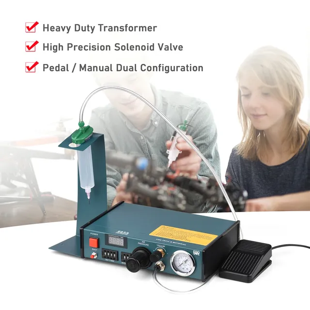 Distributeur pneumatique précision colle semiautomatique… – vue 2