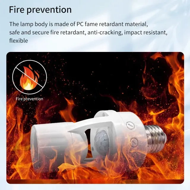 Capteur de mouvement intelligent 220V 110V E27 – vue 5