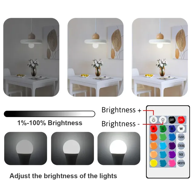 1-10 pièces Super lumineux 20W RGB LED ampoule lampe 24… – vue 5