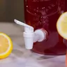 Robinet de bouteille de vin en verre plastique – vue 3