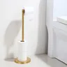 Porte papier hygiénique autoportant métal noir mat base… – vue 5