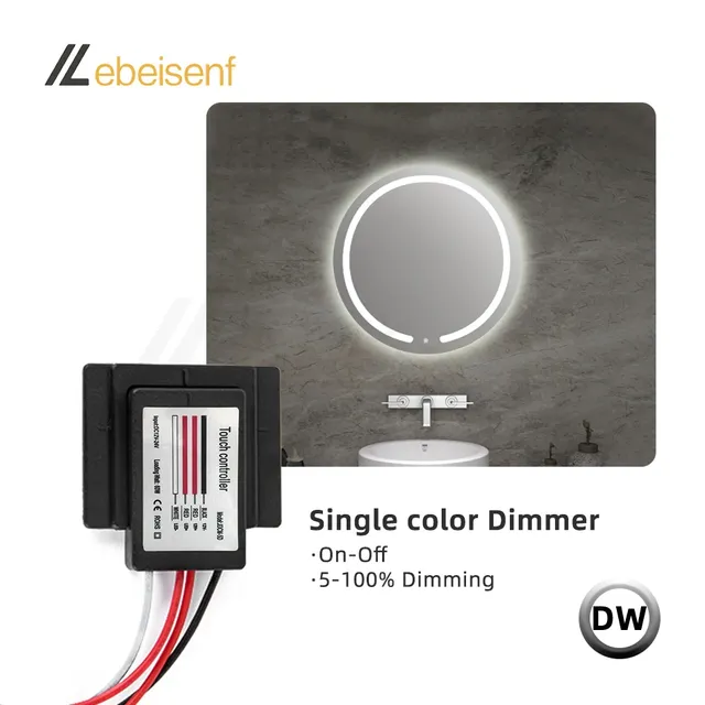 Lampe de miroir de salle de bains – vue 3