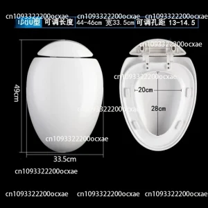 Siège de toilette de Type oeuf, ensemble complet blanc, siège de toilette Vintage en acier inoxydable, panneau PP