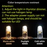 Ampoule LED à intensité variable pour lustre – vue 3
