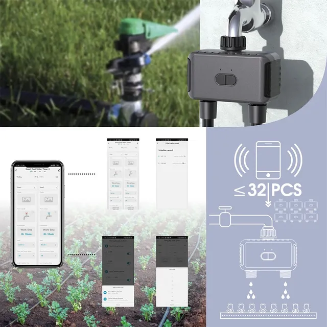 Minuterie d'eau de jardin à 2 sorties WiFi… – vue 6
