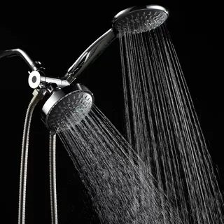 Système de pomme de douche double combiné de luxe