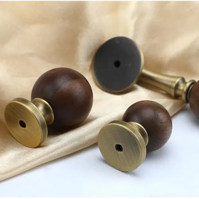 Poignée bouton ronde style vintage rétro tête champignon… – vue 5