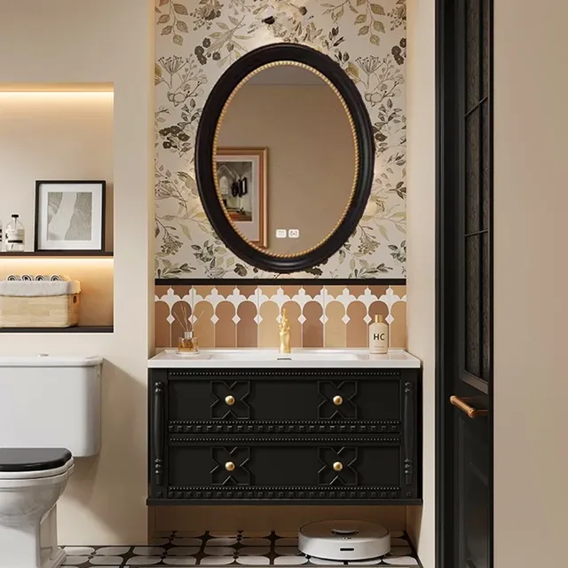 Miroir esthétique moderne salle de bain armoire de… – vue 6