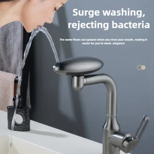 Robinet de lavabo cascade multifonctionnel, pulvérisateur à jet de 4 modes 360 ° Robinet de lavage de mélangeur d’évier d’eau chaude et froide de Rotation pour la salle de bains Robinet de lavabo cascade multifonctionnel, pulvérisateur à jet de 4 modes 360 ° Robinet de lavage de mélangeur d’évier d’eau chaude et froide de Rotation pour la salle de bains