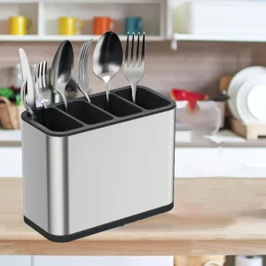 Nouveau organisateur de couverts de cuisine, support de couteau, support de rangement en plastique, cuillère fourchette baguettes, plateau d&rsquo;outils de cuisine, boîte d&rsquo;étagère