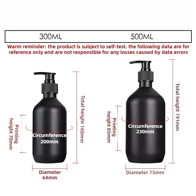 Distributeur de savon liquide noir mat 300/500ML – vue 6