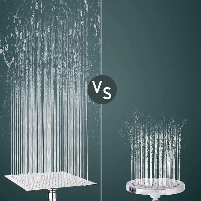 Pommeau de douche Ultra-fin en acier inoxydable – vue 3