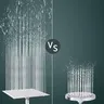 Pommeau de douche Ultra-fin en acier inoxydable – vue 3