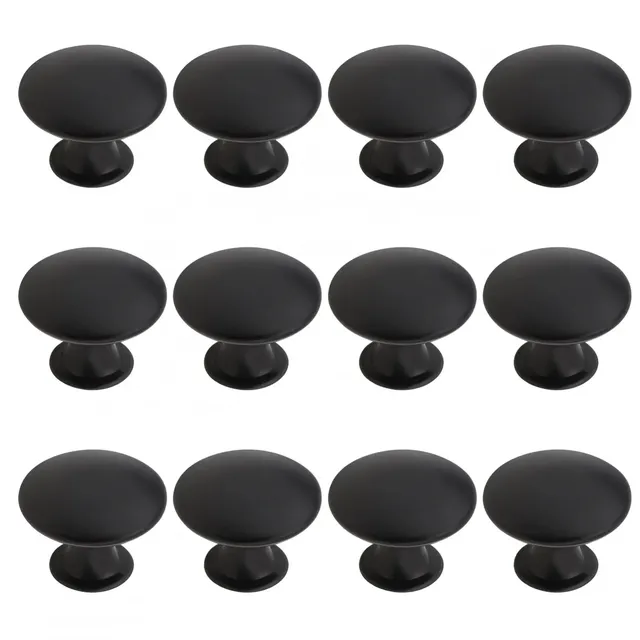 Bouton d'armoire rond à trou unique – vue 6